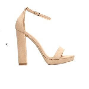 Fashion Nova Elegant Nude Block Heel